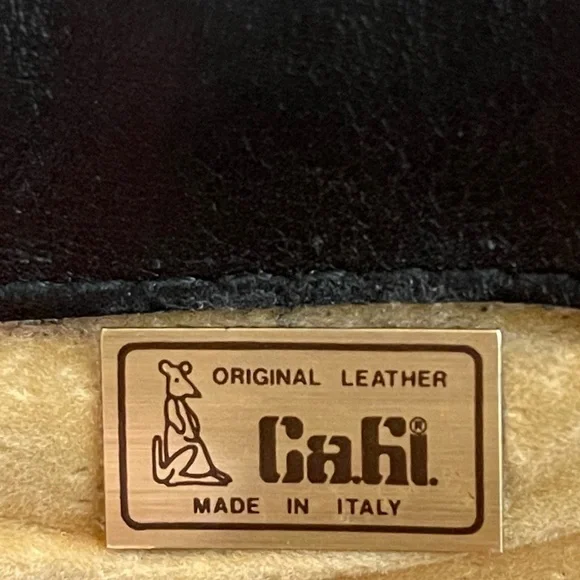 CaGi Vintage Black Leather Men's Bag Wrist Clutch Man Bag Gentleman's Bag - Picture 6 of 16